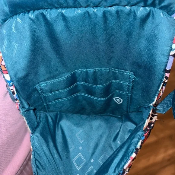 Vera Bradley Cotton Boho Mini Hipster Crossbody Bag The Haymarket Paisley NWT - Picture 8 of 9